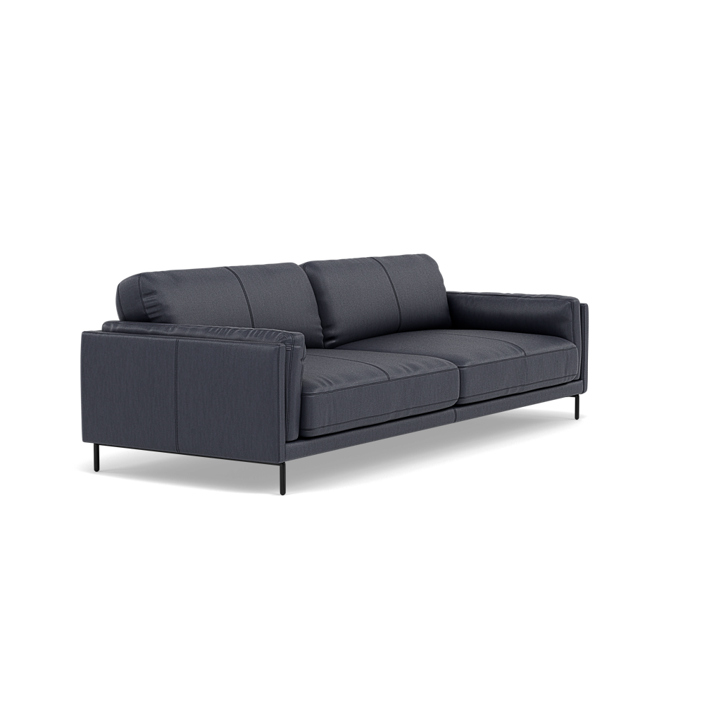 Morris 3 Seater Sofa - 2.5 Seater Sofa Cat 25 — NC-036C NAVY BLUE, gallery image 1