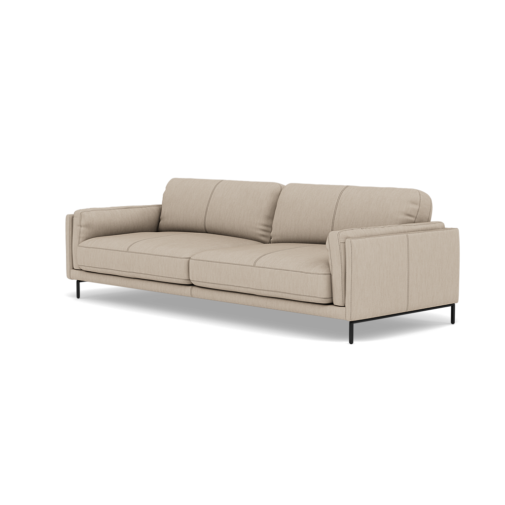 Morris 3 Seater Sofa - 2.5 Seater Sofa Cat 25 — NC-039C PEBBLE, gallery image 3