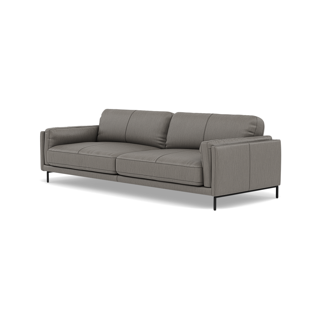 Morris 3 Seater Sofa - 2.5 Seater Sofa Cat 25 — NC-042E ELEPHANT, gallery image 3