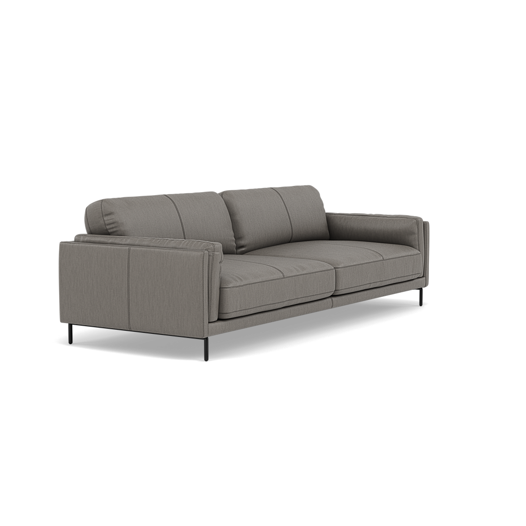 Morris 3 Seater Sofa - 2.5 Seater Sofa Cat 25 — NC-042E ELEPHANT, gallery image 1