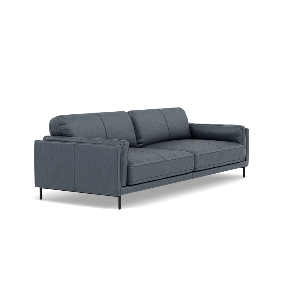 Morris 3 Seater Sofa - 2.5 Seater Sofa Cat 25 — NC-313E OCEAN BLUE, gallery image 1
