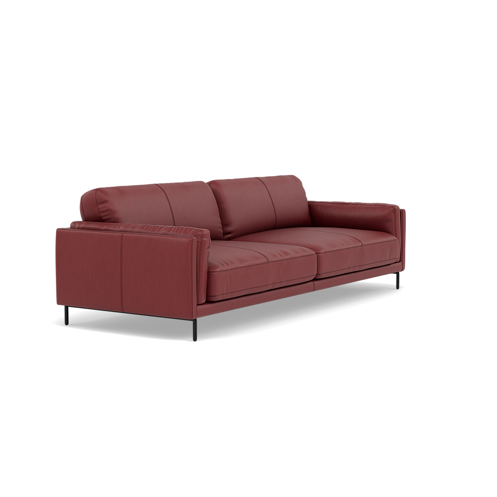 Morris 3 Seater Sofa - 2.5 Seater Sofa Cat 25 — NC-854C RUSTIC RED, gallery image 1