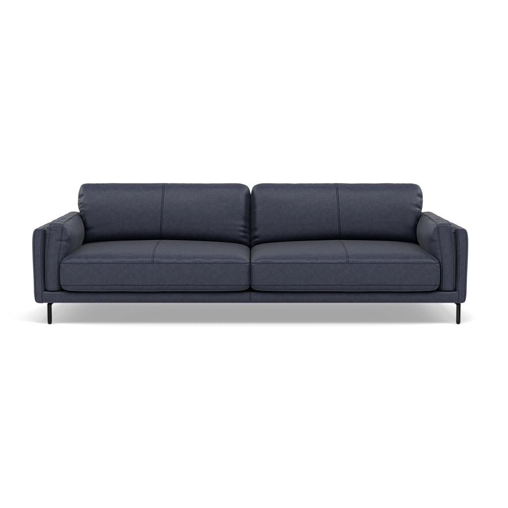 Morris 3 Seater Sofa - 2.5 Seater Sofa Fabric 3 Seater Sofas Sterling Home 11 BFA-BLJ-08 PACIFIC BLUE