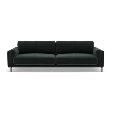 Morris 3 Seater Sofa - 2.5 Seater Sofa Fabric 3 Seater Sofas Sterling Home 15 FAB-MEG-21 CHARCOAL GREY