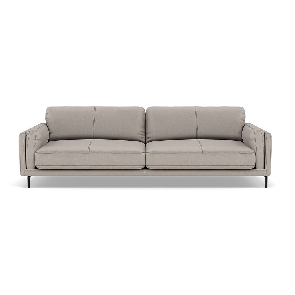 Morris 3 Seater Sofa - 2.5 Seater Sofa Fabric 3 Seater Sofas Sterling Home 13 BFAMAD-02 SILVER GREY