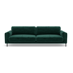 Morris 3 Seater Sofa - 2.5 Seater Sofa Fabric 3 Seater Sofas Sterling Home 19 FAB-MEG-37 EMERALD GREEN