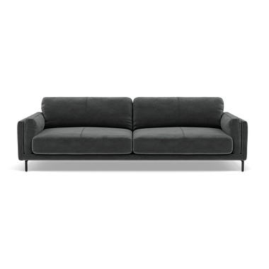 Morris 3 Seater Sofa - 2.5 Seater Sofa Fabric 3 Seater Sofas Sterling Home 17 FAB-MEG-20 PEWTER