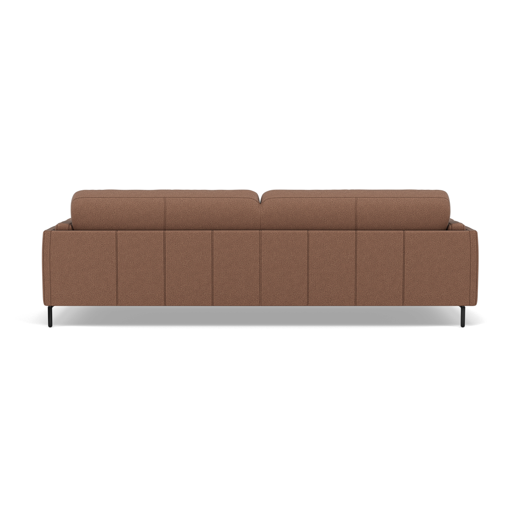 Morris 3 Seater Sofa - 2.5 Seater Sofa Fabric — BFA-BLJ-04 TOBACCO, gallery image 2