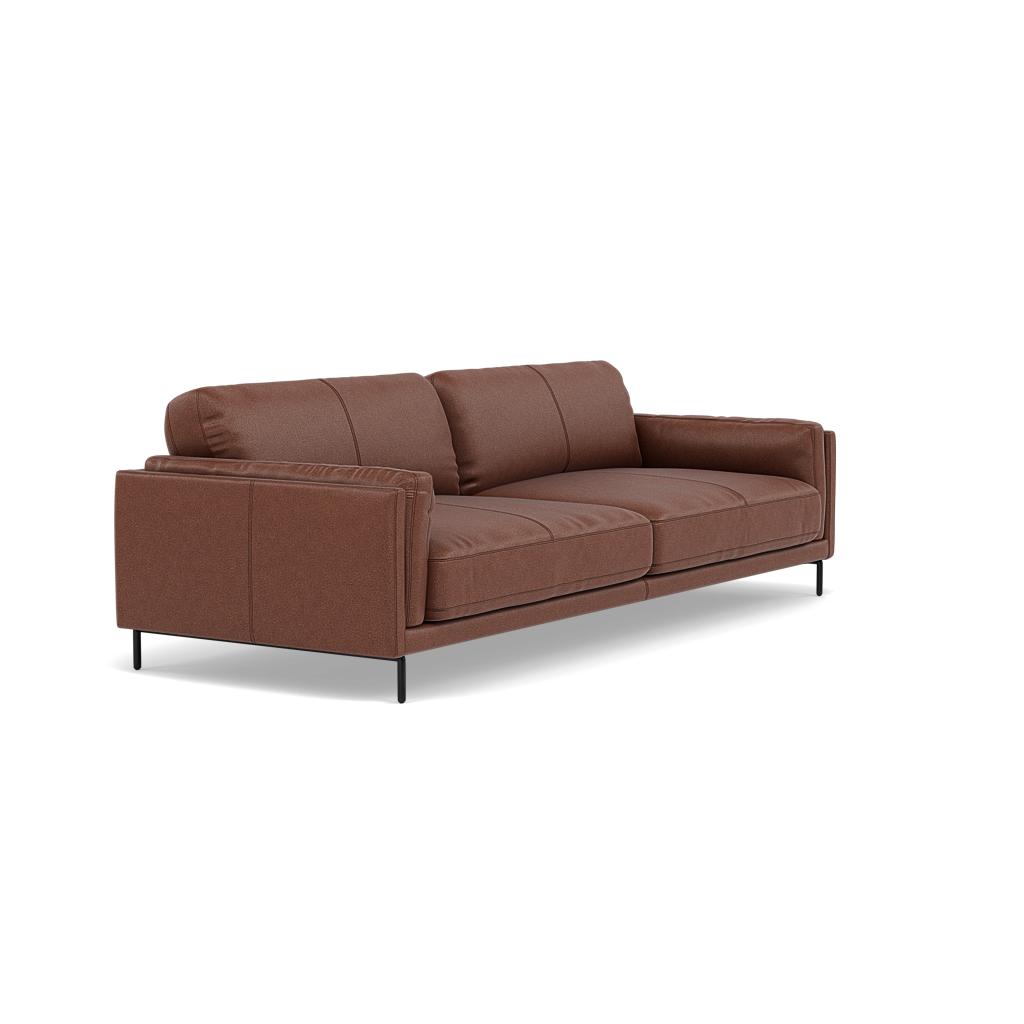 Morris 3 Seater Sofa - 2.5 Seater Sofa Fabric — BFA-BLJ-05 HAZELNUT, gallery image 1