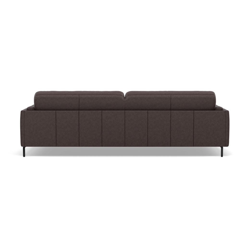Morris 3 Seater Sofa - 2.5 Seater Sofa Fabric — BFA-BLJ-088 CHARCOAL GREY, gallery image 2