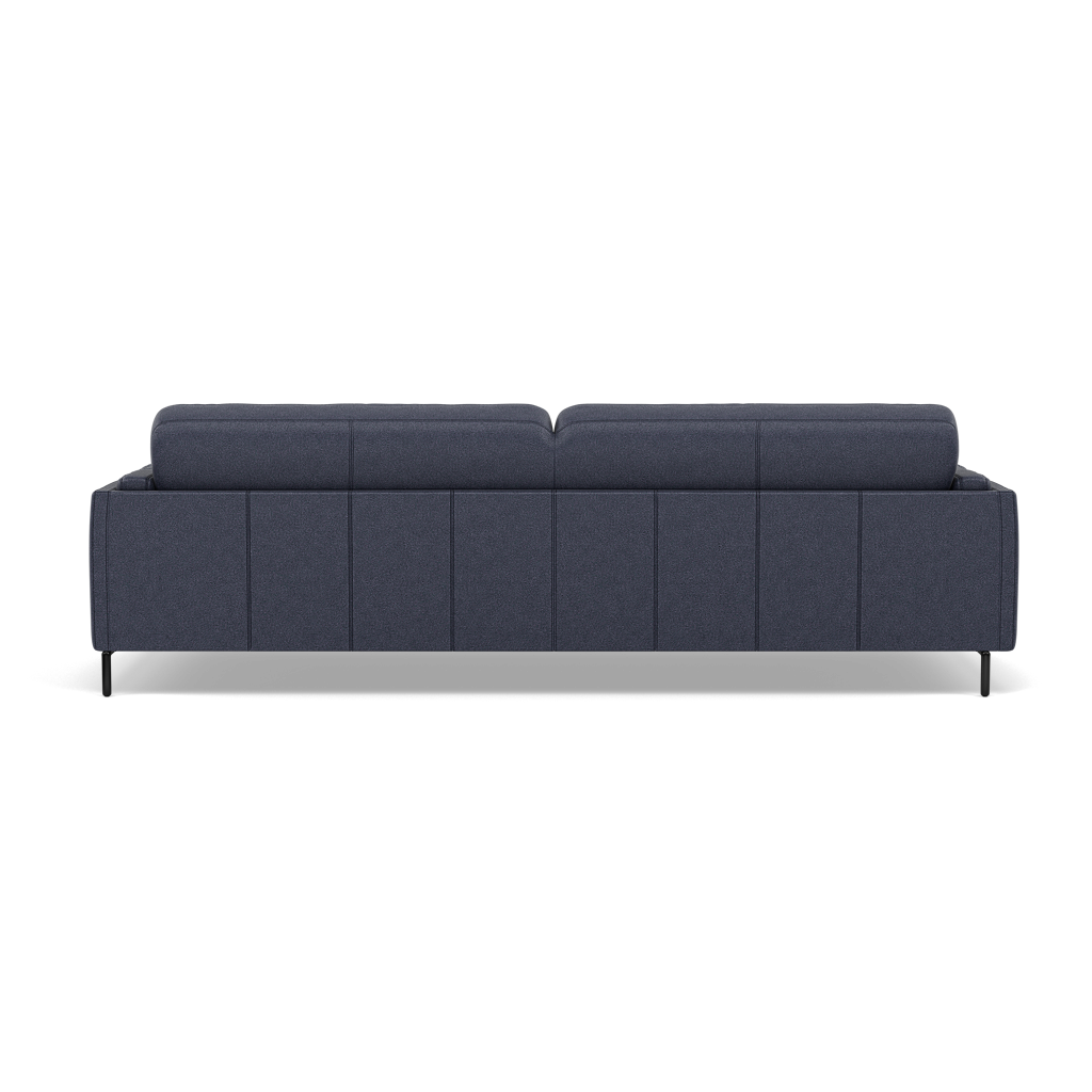 Morris 3 Seater Sofa - 2.5 Seater Sofa Fabric — BFA-BLJ-08  PACIFIC BLUE, gallery image 2