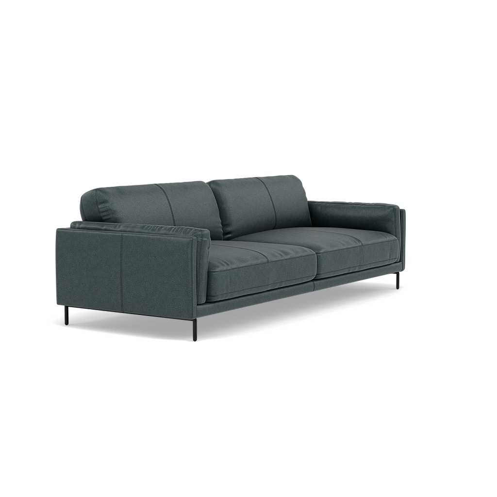 Morris 3 Seater Sofa - 2.5 Seater Sofa Fabric — BFA-BLJ-2047 LAKE GREEN, gallery image 1