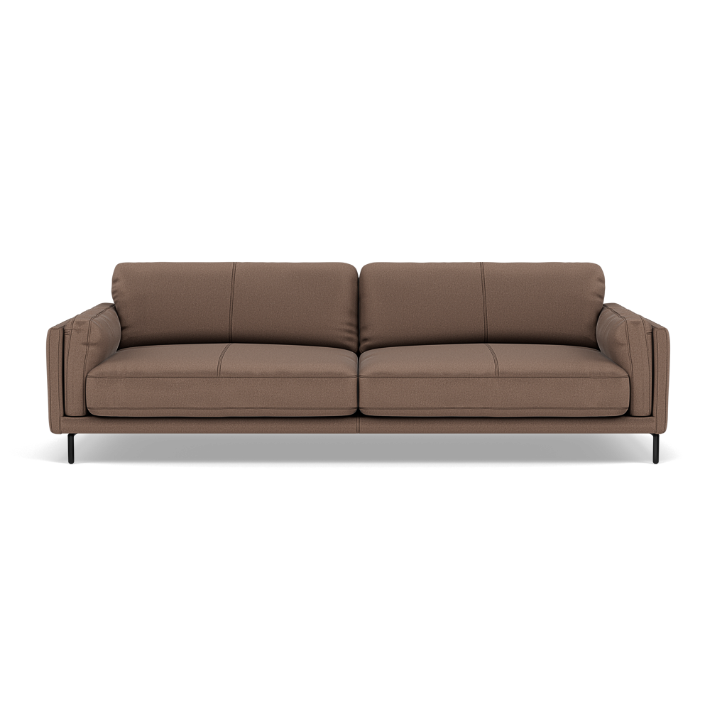 Morris 3 Seater Sofa - 2.5 Seater Sofa Fabric 3 Seater Sofas Sterling Home 21 BFA-MAD-05 DARK TAUPE
