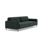 Morris 3 Seater Sofa - 2.5 Seater Sofa Fabric — FAB-MEG-21  CHARCOAL GREY, gallery image 1