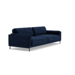 Morris 3 Seater Sofa - 2.5 Seater Sofa Fabric — FAB-MEG-28  NAVY, gallery image 1