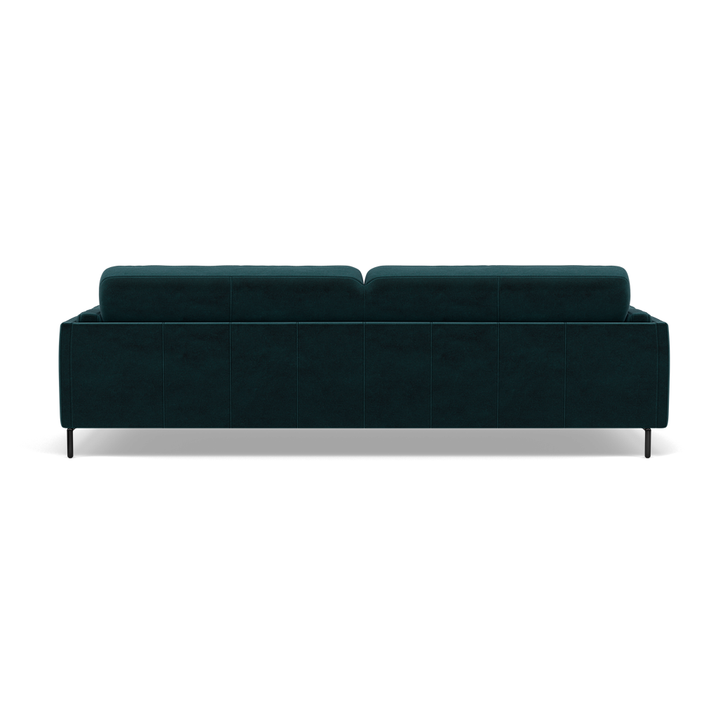 Morris 3 Seater Sofa - 2.5 Seater Sofa Fabric — FAB-MEG-36  LAKE GREEN, gallery image 2