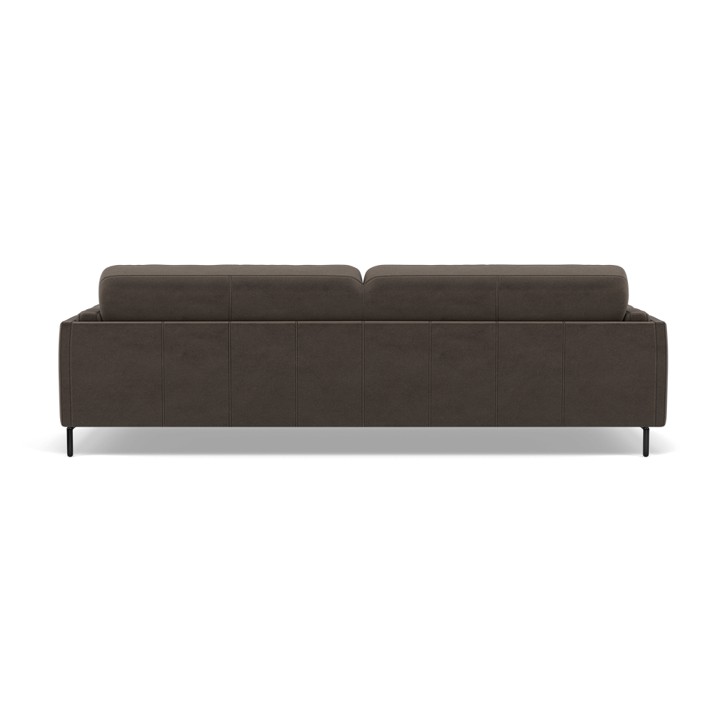 Morris 3 Seater Sofa - 2.5 Seater Sofa Fabric — FAB-MEG-51  DK TAUPE, gallery image 2