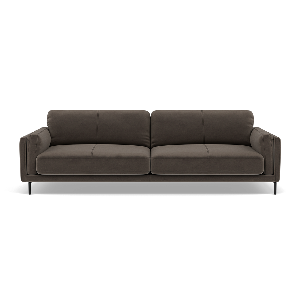 Morris 3 Seater Sofa - 2.5 Seater Sofa Fabric 3 Seater Sofas Sterling Home 16 FAB-MEG-51 DK TAUPE