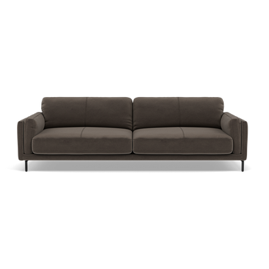 Morris 3 Seater Sofa - 2.5 Seater Sofa Fabric 3 Seater Sofas Sterling Home 16 FAB-MEG-51 DK TAUPE