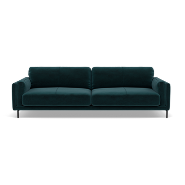 Morris 3 Seater Sofa - 2.5 Seater Sofa Fabric 3 Seater Sofas Sterling Home 18 FAB-MEG-36 LAKE GREEN