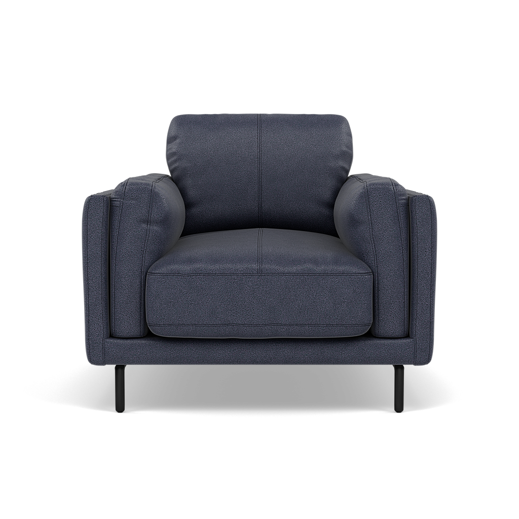 Morris Armchair - Armchair Fabric Sterling Home 8 BFA-BLJ-08 PACIFIC BLUE