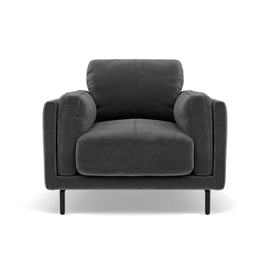 Morris Armchair - Armchair Fabric Armchairs Sterling Home 14 FAB-MEG-20 PEWTER