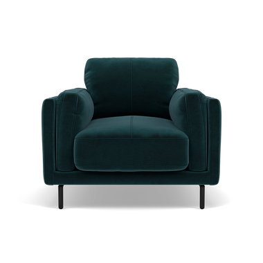 Morris Armchair - Armchair Fabric Armchairs Sterling Home 16 FAB-MEG-36 LAKE GREEN