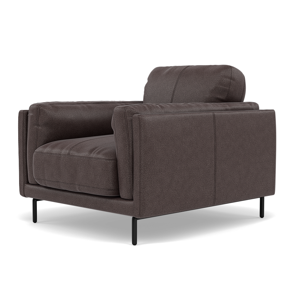 Morris Armchair - Armchair Fabric — BFA-BLJ-088 CHARCOAL GREY, gallery image 3