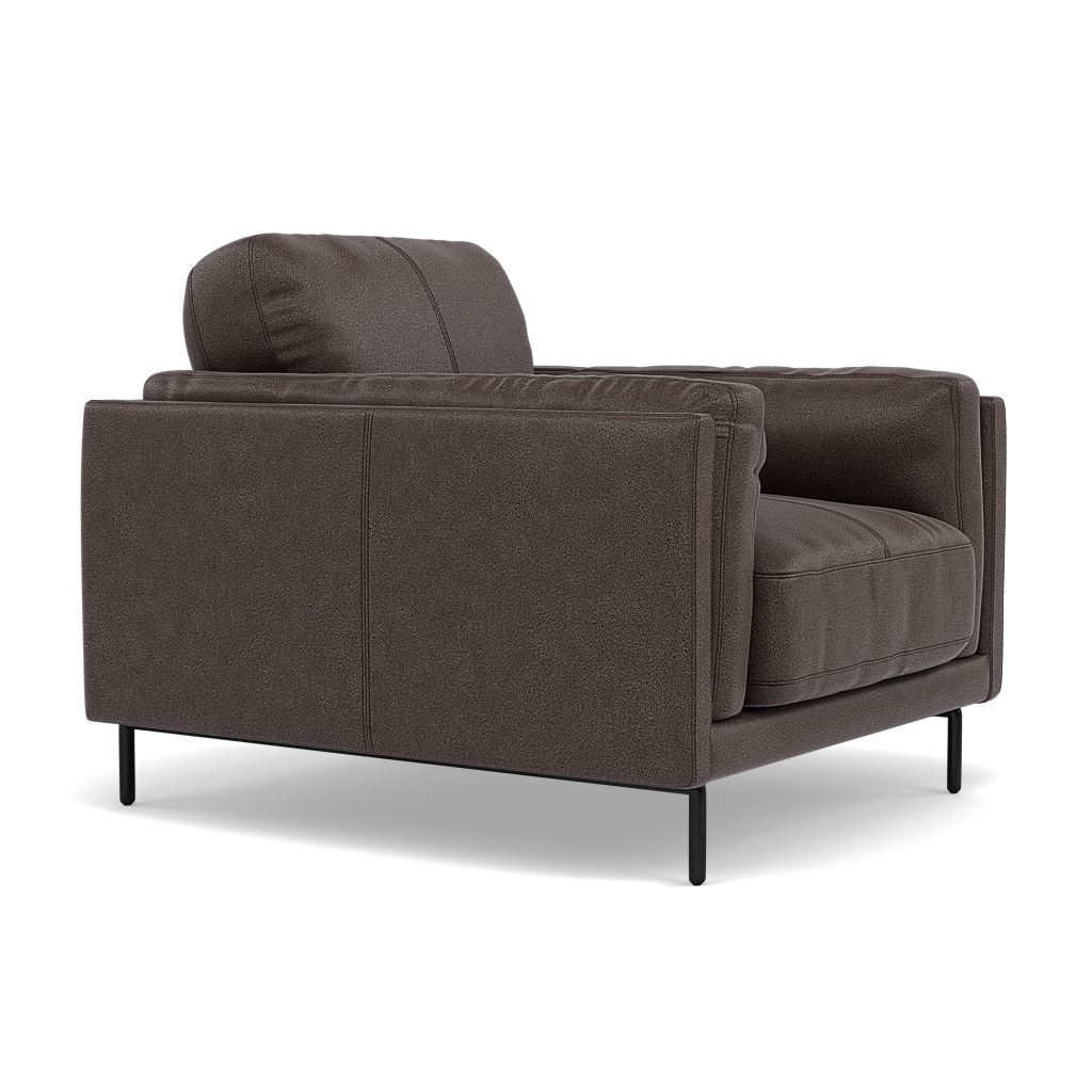 Morris Armchair - Armchair Fabric — BFA-BLJ-088 CHARCOAL GREY, gallery image 1