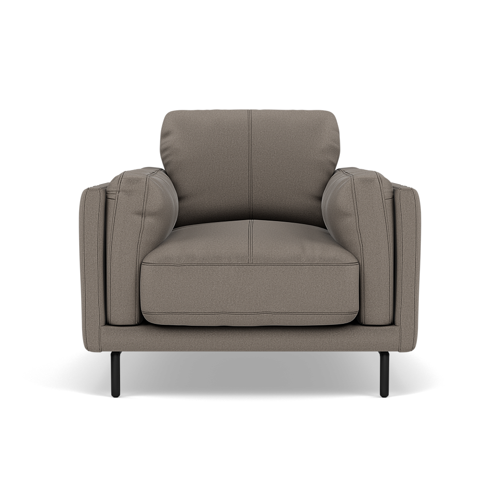 Morris Armchair - Armchair Fabric Sterling Home 18 BFA-MAD-03 DARK GREY