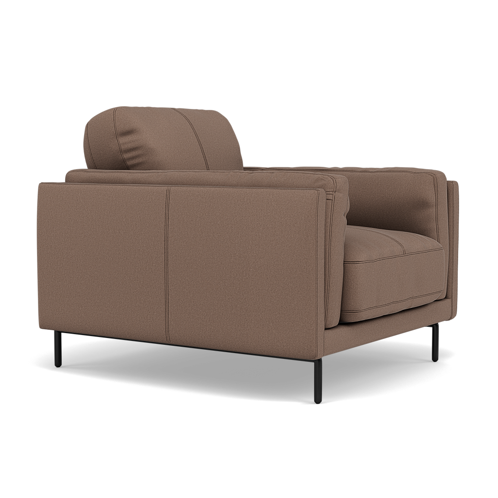 Morris Armchair - Armchair Fabric — BFA-MAD-05 DARK TAUPE, gallery image 1