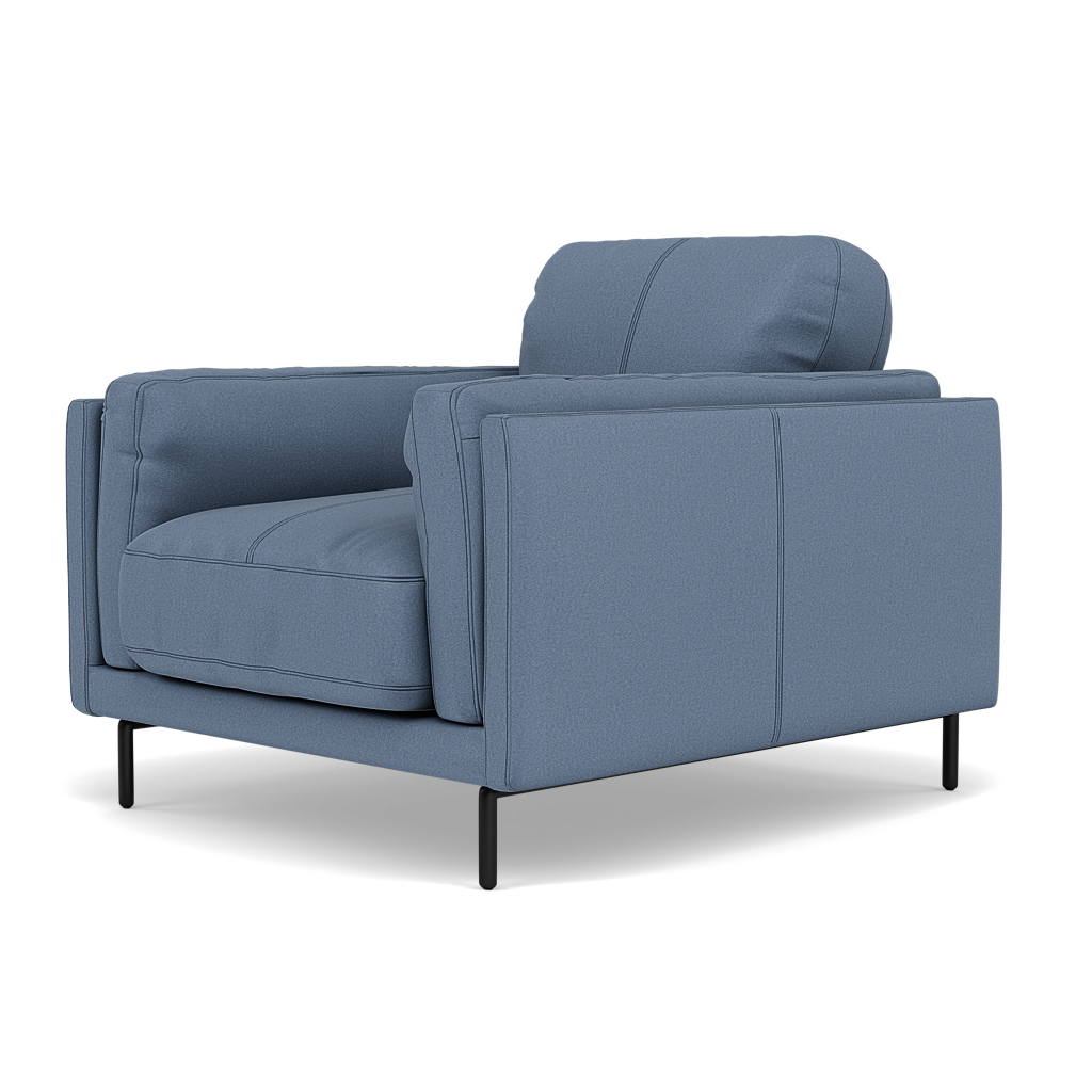 Morris Armchair - Armchair Fabric — BFA-MAD-08 PACIFIC BLUE, gallery image 3