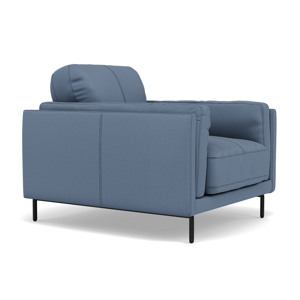 Morris Armchair - Armchair Fabric — BFA-MAD-08 PACIFIC BLUE, gallery image 1