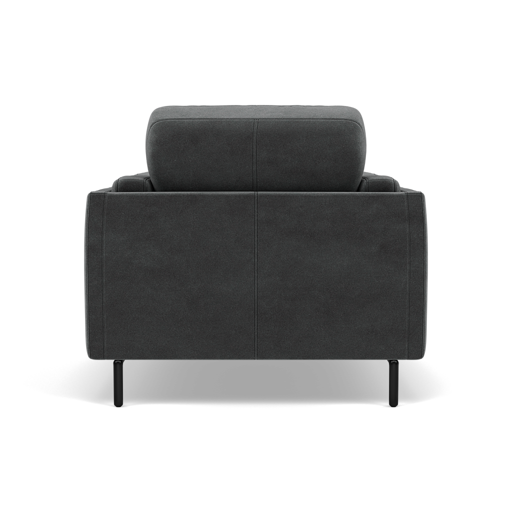 Morris Armchair - Armchair Fabric — FAB-MEG-20  PEWTER, gallery image 2