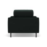 Morris Armchair - Armchair Fabric — FAB-MEG-21  CHARCOAL GREY, gallery image 2