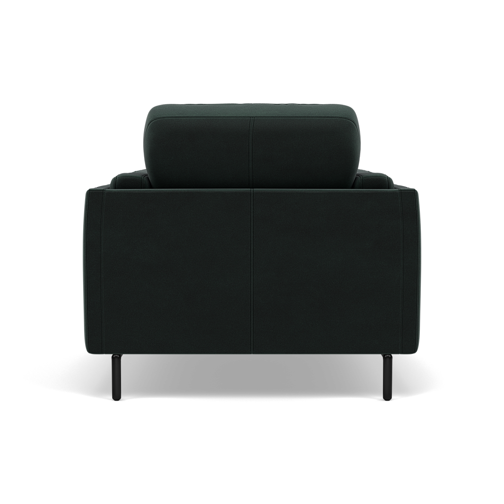 Morris Armchair - Armchair Fabric — FAB-MEG-21  CHARCOAL GREY, gallery image 2
