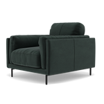 Morris Armchair - Armchair Fabric — FAB-MEG-21  CHARCOAL GREY, gallery image 3