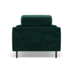 Morris Armchair - Armchair Fabric — FAB-MEG-37  EMERALD GREEN, gallery image 2
