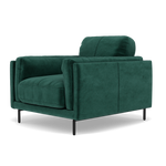 Morris Armchair - Armchair Fabric — FAB-MEG-37  EMERALD GREEN, gallery image 3