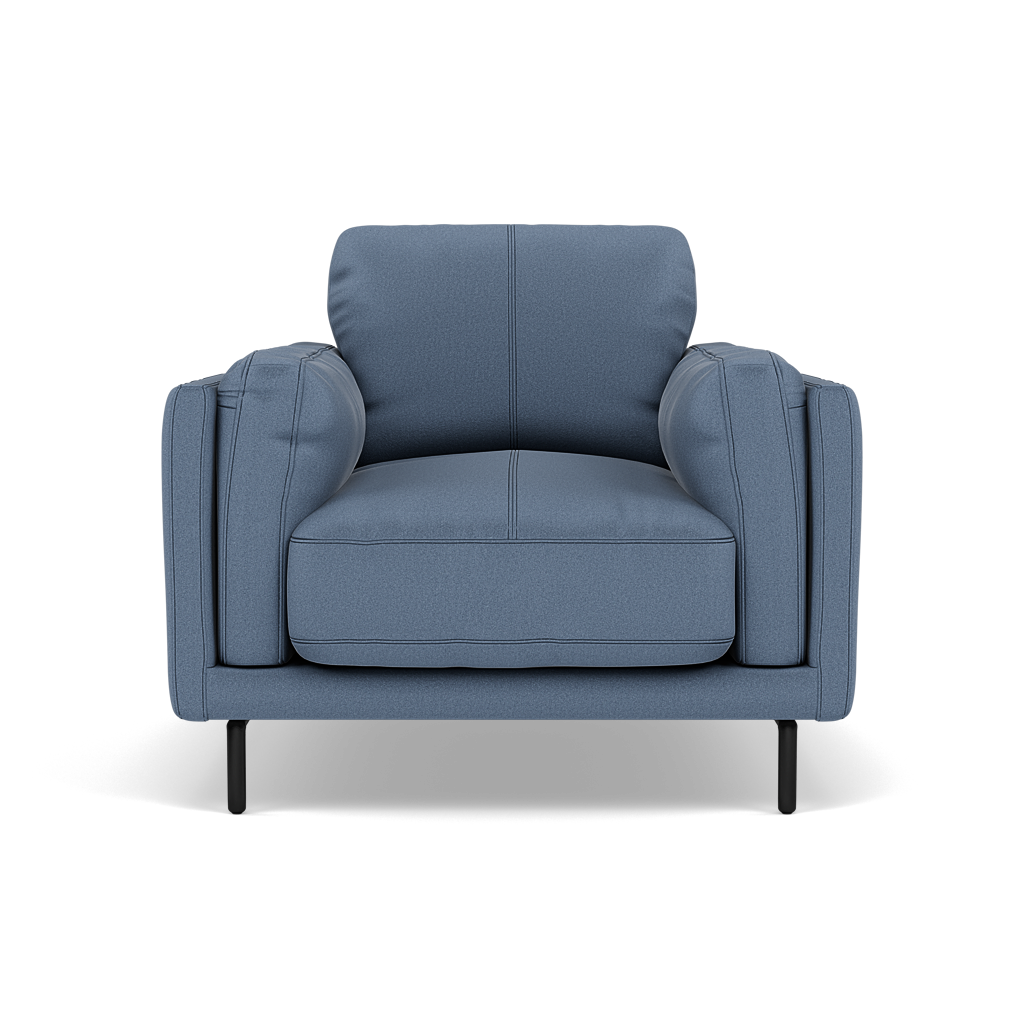 Morris Armchair - Armchair Fabric Sterling Home 11 BFA-MAD-08 PACIFIC BLUE