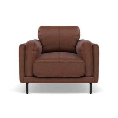 Morris Armchair - Armchair Fabric Armchairs Sterling Home 1 BFA-BLJ-05 HAZELNUT