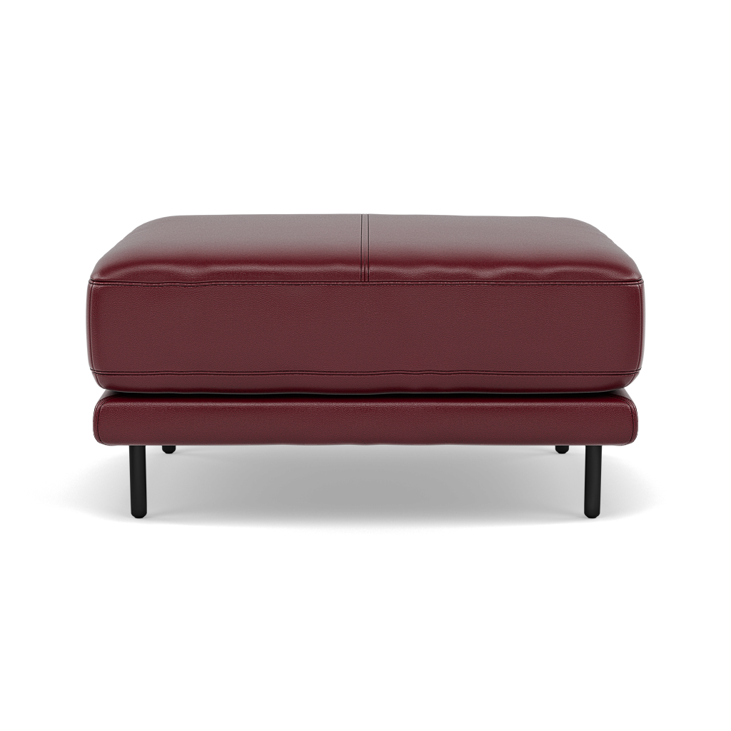 Morris Footstool - Rectangular Footstool Cat 20 Footstools Sterling Home 4 BV-035C DEEP RED