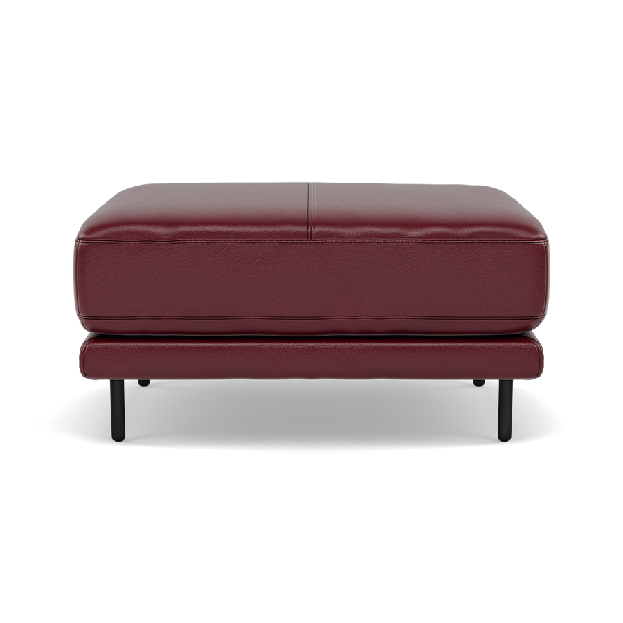 Morris Footstool - Rectangular Footstool Cat 20 Footstools Sterling Home BV-035C DEEP RED 1