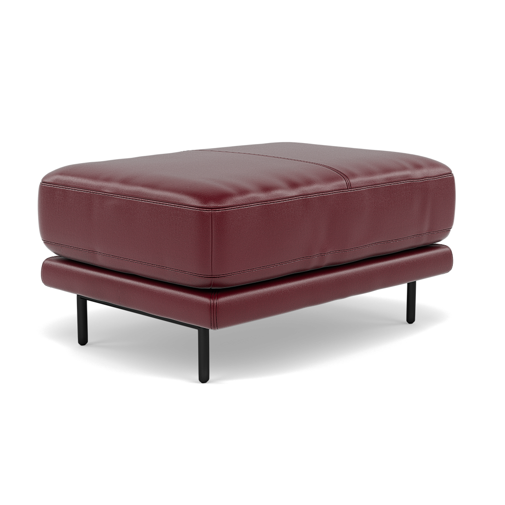 Morris Footstool - Rectangular Footstool Cat 20 — BV-035C DEEP RED, gallery image 3