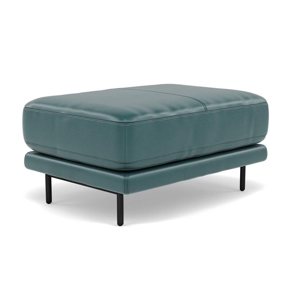 Morris Footstool - Rectangular Footstool Cat 20 — BV-301E  LAKE GREEN, gallery image 3
