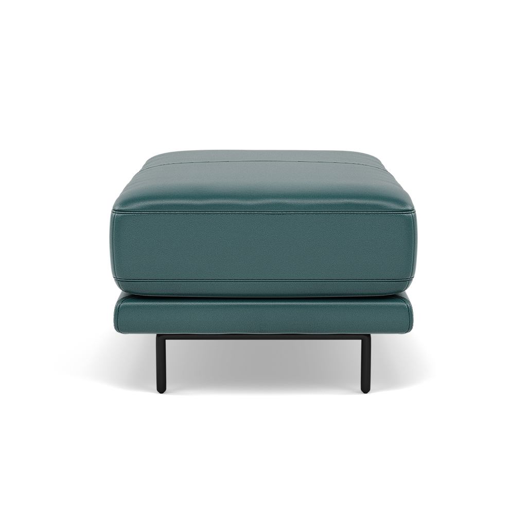 Morris Footstool - Rectangular Footstool Cat 20 — BV-301E  LAKE GREEN, gallery image 2