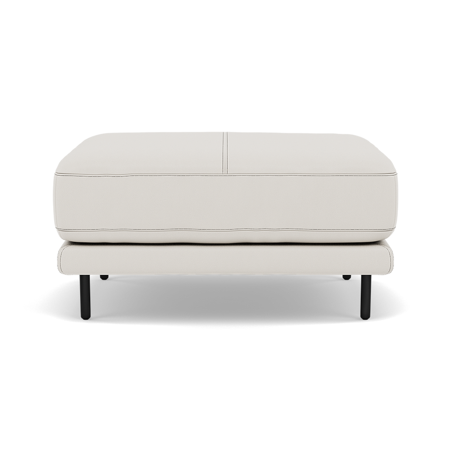 Morris Footstool - Rectangular Footstool Cat 25 Footstools Sterling Home 1 NC-744D STAR WHITE