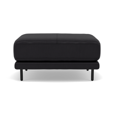 Morris Footstool - Rectangular Footstool Cat 25 Footstools Sterling Home 12 NC-023C BLACK