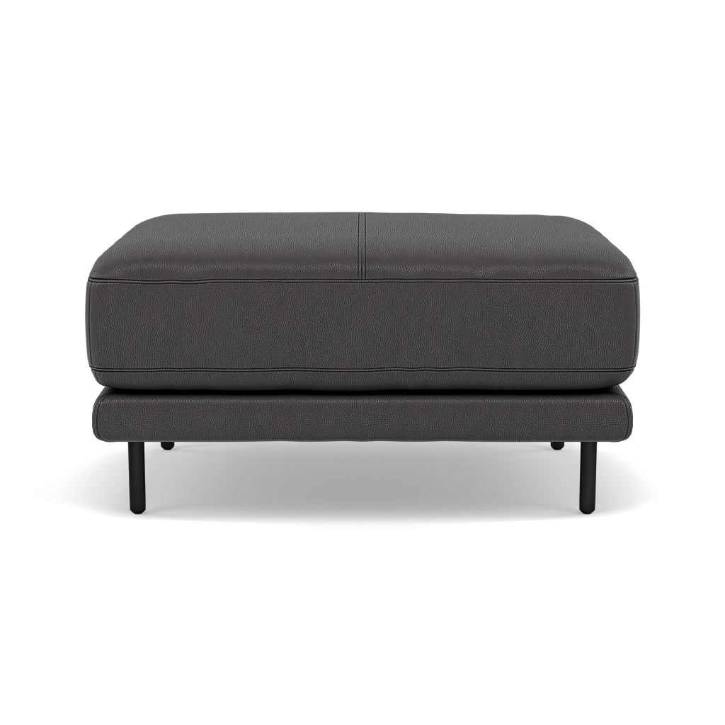 Morris Footstool - Rectangular Footstool Cat 25 Footstools Sterling Home 8 NC-180E SLATE GREY
