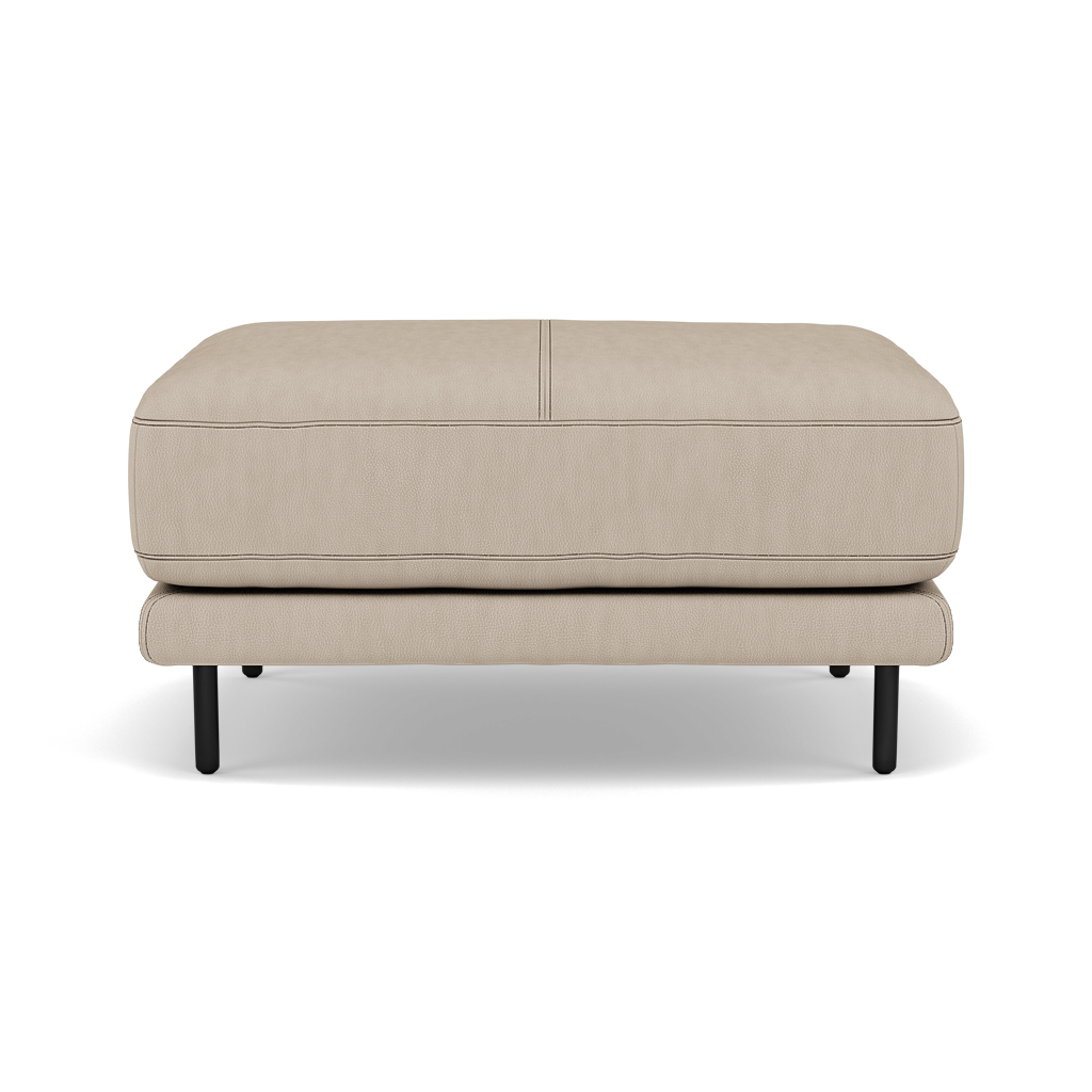 Morris Footstool - Rectangular Footstool Cat 25 Footstools Sterling Home 9 NC-039C PEBBLE
